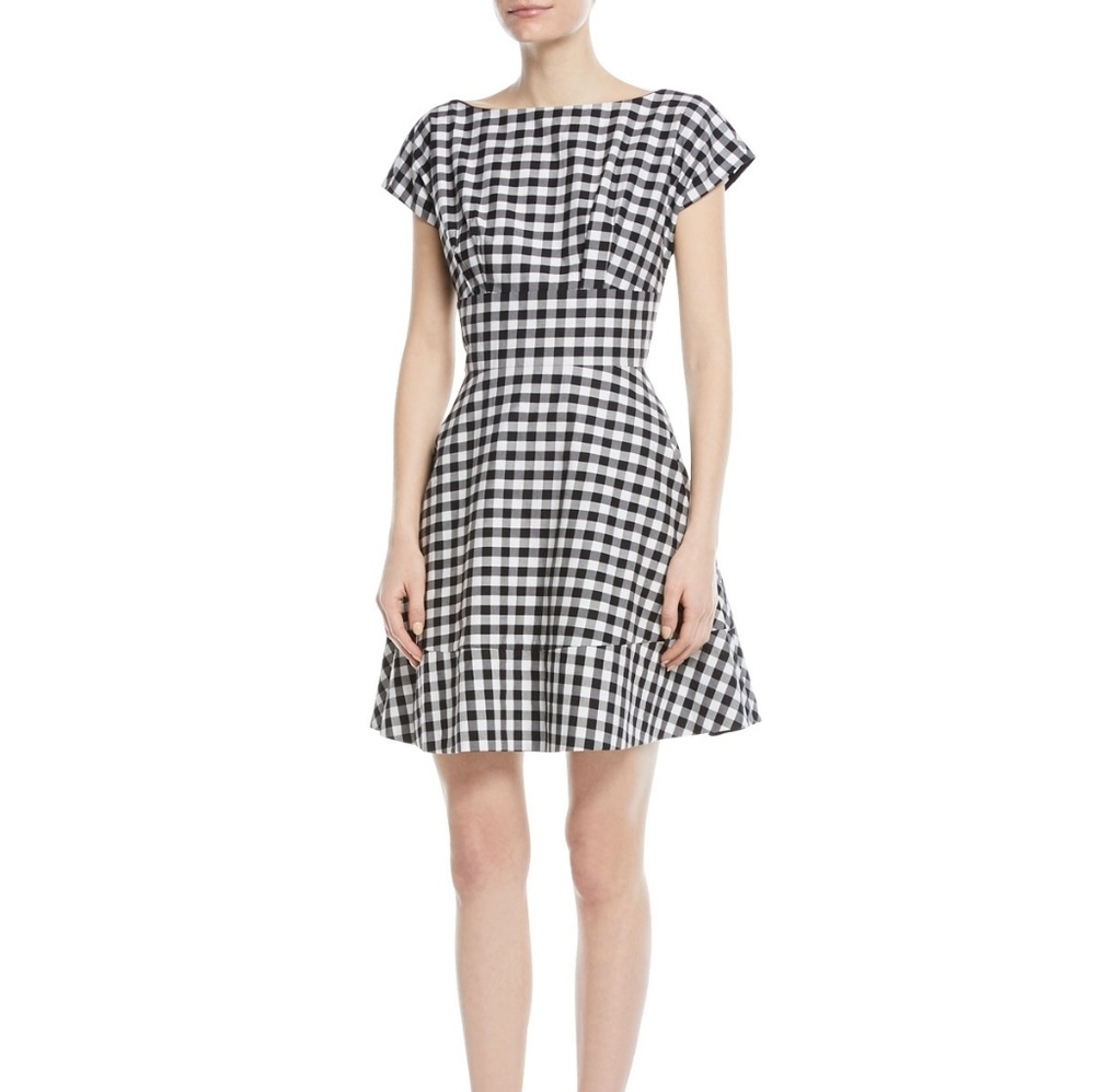 Kate Spade Gingham Fit and Flare Dress
